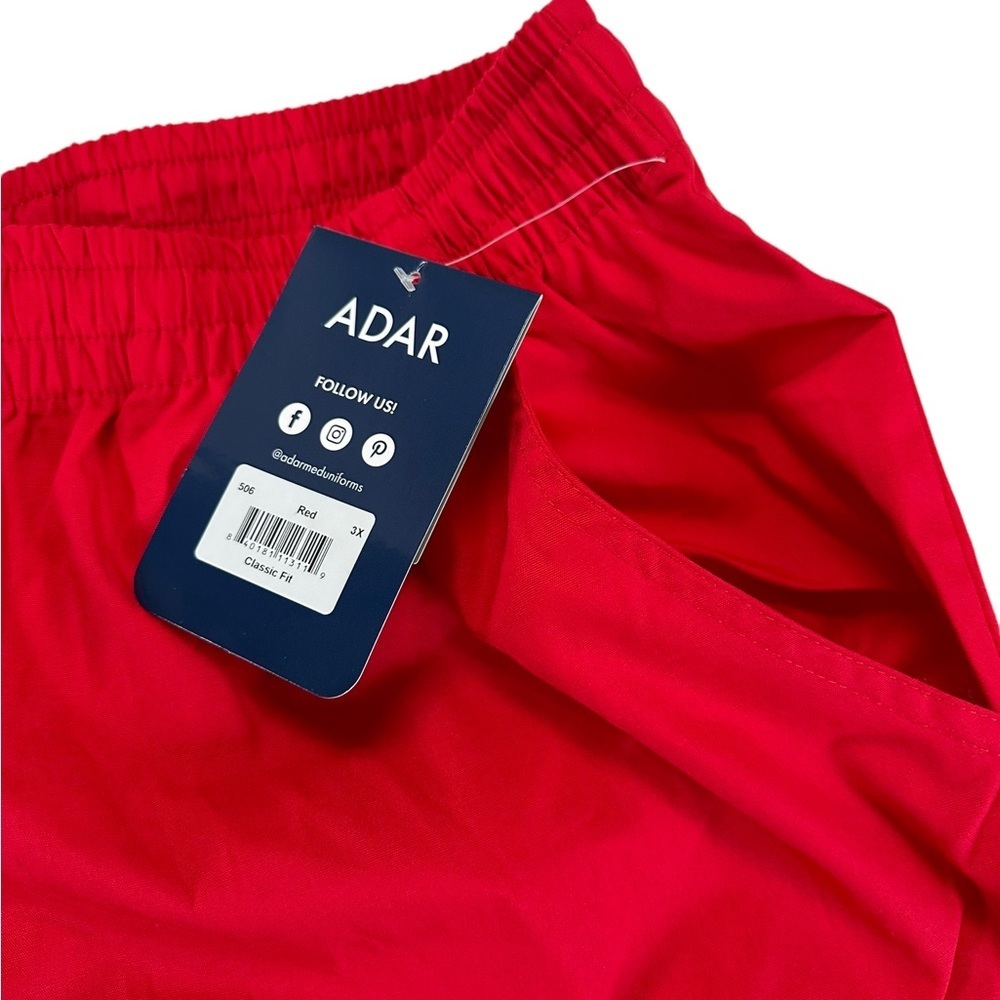Adar Universal Scrub Pants Womens Size 3XL Classic Fit Elastic Waist Pockets - Picture 16 of 16